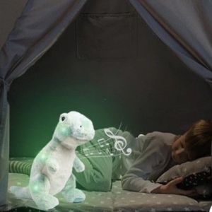 FAO Schwarz Glow Brights T-rex Dinosaur w/ LED Lights & Sound. Brand New w/ Tags